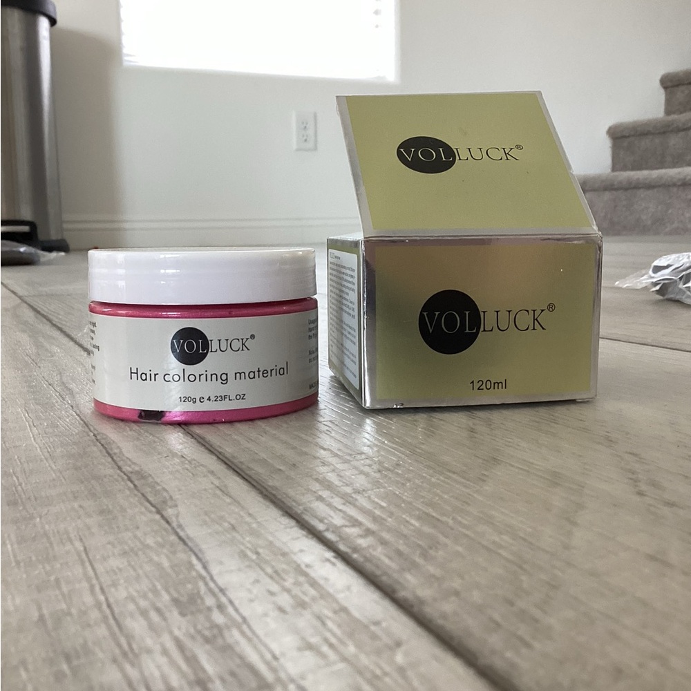 VOLLUCK Temporary Hair Coloring Material - Light Pink